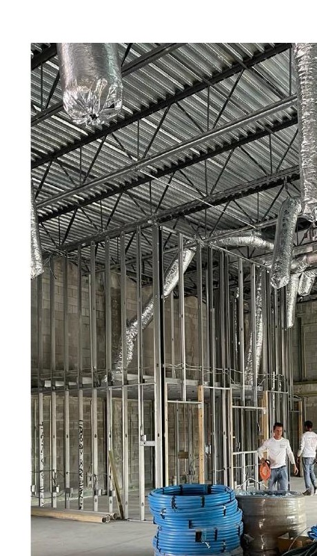 Institutional construction project