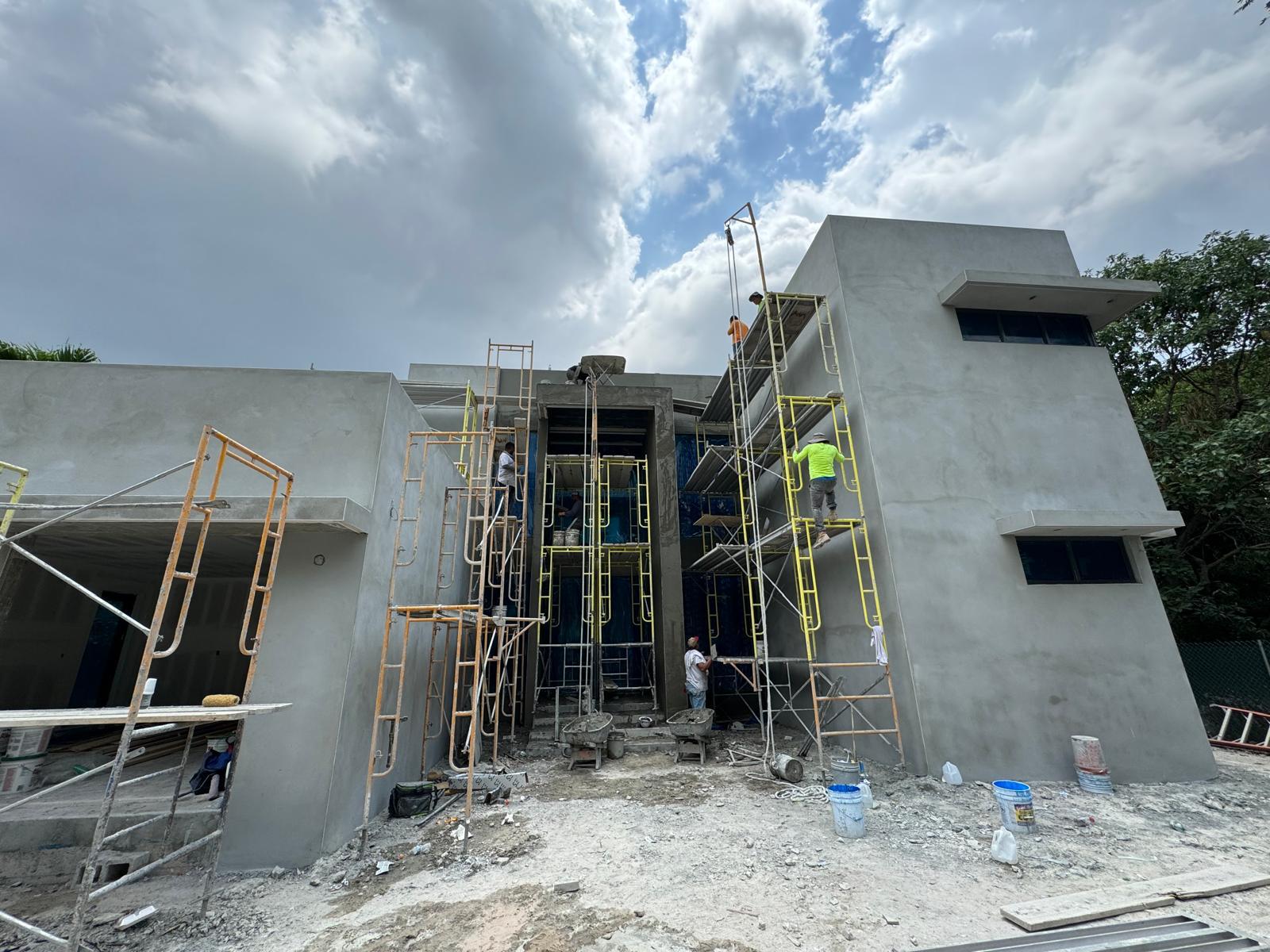 Residential construction and exterior finishing